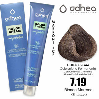 Odhea Color Crema Con Ammoniaca 100 Ml - 7.19 Biondo Marrone Ghiaccio