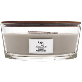 Woodwick Fireside Ship (camino) - Candela 453,6 g profumata