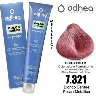 Odhea Color Crema Con Ammoniaca 100 Ml - 7.321 Chrome Coral