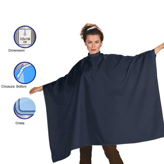 Giubra Capa de Corte em Poliéster com Botões Cor.02 Preto 