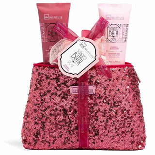 Idc Institute Rosa Profumata Set bagno Borsa da toilette 3 pezzi — Tuoksuva kylpysarja