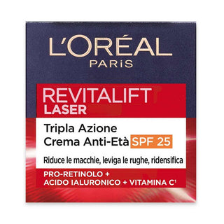 L'Oreal Revitalift Laser Triple Zion Crema Anti-Età Spf25 50 Ml
