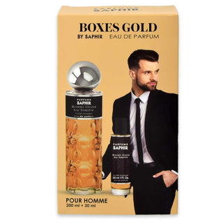 Saphir Cofanetto Edp 200 Ml + Edp 30 Ml Scatole Oro