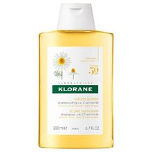 Klorane Shampoo Riflessi Biondi alla Camomilla - Shampoo per capelli biondi alla Camomilla 200 ml