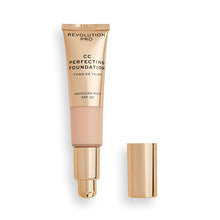 Makeup Revolution PRO CC Perfecting Fondotinta SPF 30 - Trucco multifunzionale per pelli secche e miste 26 ml F5