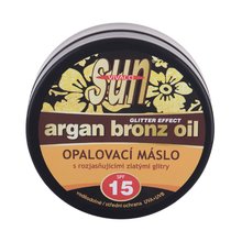 Vivaco Sun Argan Bronz Oil Glitter Effect SPF15 - Bronzing butter with argan oil and glitter - 200ml