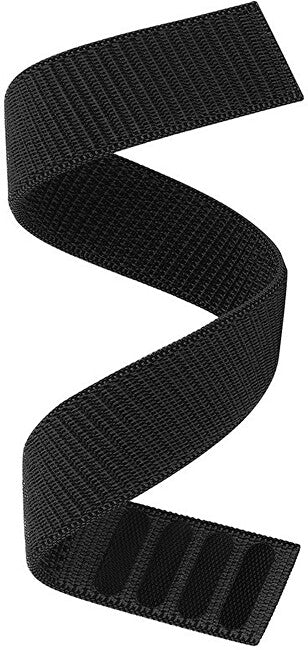 4wrist Garmin Fenix 7S/6S/5S Pro Loop 尼龙表带 - 20 毫米 - 黑色