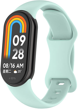 4Wrist Cinturino In Silicone Per Xiaomi 9 E 8 - Verde Chiaro