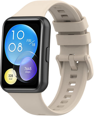 4wrist Huawei Watch FIT 2 Active Pro Silicone Strap - Beige