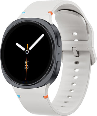 4Wrist Cinturino In Silicone Per Samsung Galaxy Watch8 - Bianco