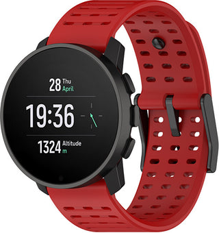 4Wrist Cinturino In Silicone Per Suunto 22 Mm - Rosso