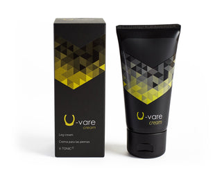 500 cosmetics U-Vare, allevia le vene varicose, favorisce la circolazione e la rigenerazione della pelle, crema per il trattamento locale, per le gambe, 65 ml