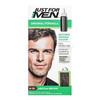 Just For Men Shampoo-in Haircolour H35 Castano Medio 66 ml