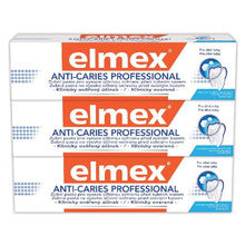 Elmex Professionel Trio tandpasta mod huller (3 stk.) - 75 ml