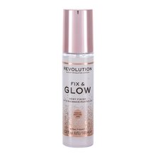 Makeup Revolution Fix & Glow Dewy Finish - Illuminating make-up fixing spray - 100ml