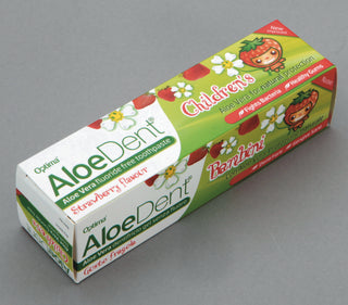 Dentifricio all'aloe Madal Bal per bambini, gusto fragola, 50 ml