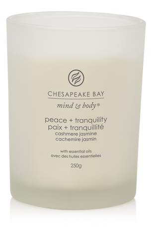 Chesapeake Bay Candle Peace & Tranquility Bicchiere Medio 250 g — Candela Profumata