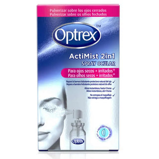 Optrex ActiMist Spray oculaire 2 en 1 contre la fatigue et l’inconfort 10 ml 