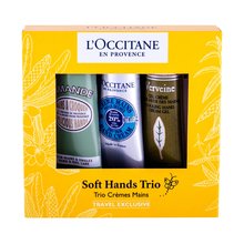 L´occitane סט בלעדי לשקדים - טריו קרם ידיים לנסיעות 90 מ"ל