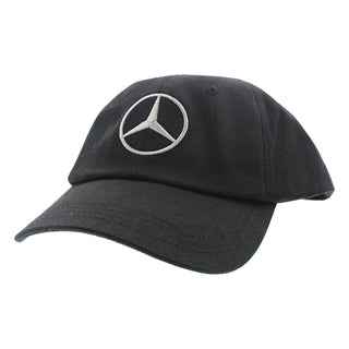Mercedes-Benz Berretto nero, dettaglio logo, cappuccio in gomma, nero