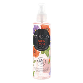 Yardley Papavero e Violetta Spray Profumato Per Donna 200 ml