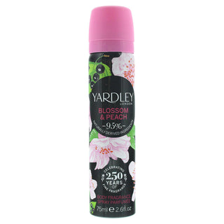 Yardley Fiore e Pesca, Spray Profumato, per Donna, 75 ml