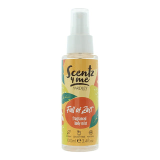 Yardley Scentz 4 Me Full Of Zest , Spray Profumato, Unisex, 100 ml
