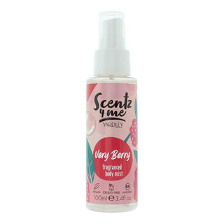 Yardley Scentz 4 Me Very Berry , Spray Profumato, Unisex, 100 ml