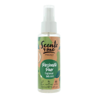 Yardley Scentz 4 Me Passionate Pear, spray profumato, per donna, 100 ml