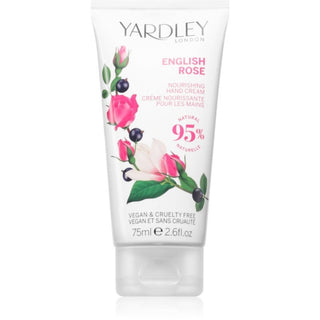 Yardley Crema Mani Nutriente Alla Rosa Inglese, 75 ml