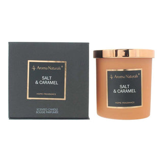 Aroma naturals Sale e Caramello, Candela Profumata, 215 g