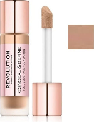 Revolution Make Up Correcteur et fond de teint Define à couvrance totale F4 23ml 