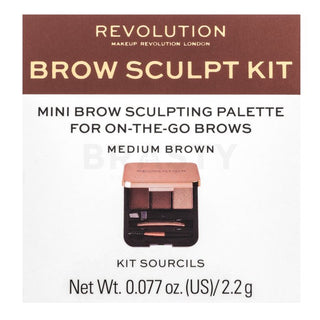 Kit per sopracciglia Makeup Revolution, medio