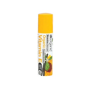 Dr Organic Balsamo labbra alla vitamina E 15Spf 5,6 ml