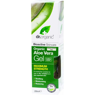 Dr Organic Aloe Vera Gel Massima Forza 200ml