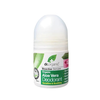 Deodorante roll-on all'aloe vera Dr. Organic 50 ml
