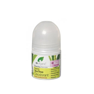 Deodorante roll-on al tea tree Dr Organic 50 ml