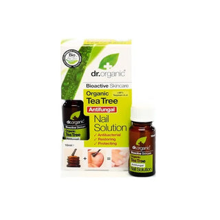 Soluzione per unghie Dr Organic Tea Tree 10 ml