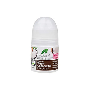 Deodorante roll-on all'olio di cocco vergine Dr Organic 50 ml