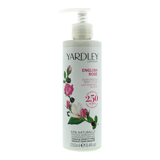 Yardley Rosa Inglese, Idratante, Latte Corpo, 250 ml