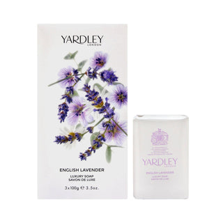 Yardley Set Trio, Lavanda Inglese, Saponetta, Per Viso E Corpo, 3 pz, 100 g