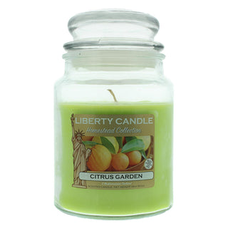 Liberty Candle Collezione Homestead Citrus Garden, Giardino degli Agrumi, Candela Profumata, 510 g