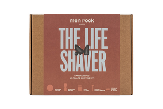 Men rock Set regalo da barba Legno di sandalo Ultimate Classic — Set barba