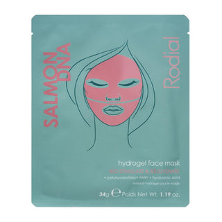 Rodial Maschera viso idrogel Salmon DNA, idratante, maschera gel, per il viso, 34 g