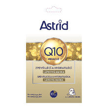 Astrid Miracle (1 kpl) - Kiinteyttävä ja kosteuttava tekstiilinaamio ensimmäisiin ryppyihin koentsyymi Q10:llä