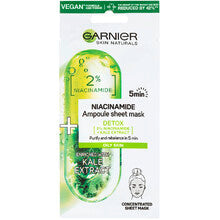 Garnier Тканевая маска Skin Naturals с ниацинамидом и экстрактом капусты - 15,0 г