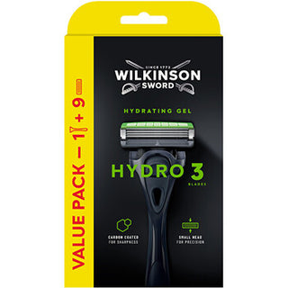 Wilkinson sword Hydro 3 Set - Razor with una head + replacement head (8 pieces) 