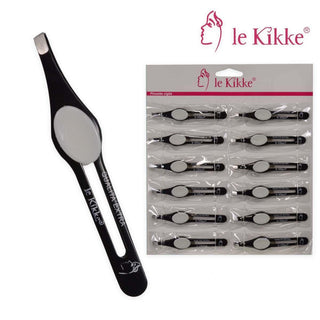 Le Kikke Pinza para pestañas Blanca/Negra 