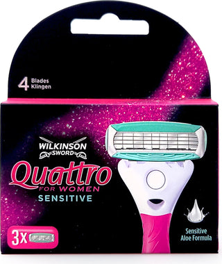 Wilkinson Quattro Donna 3 pezzi — Testine di Ricambio