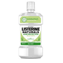 Listerine Enxaguante Bucal Naturals Gum Protection 500 ml